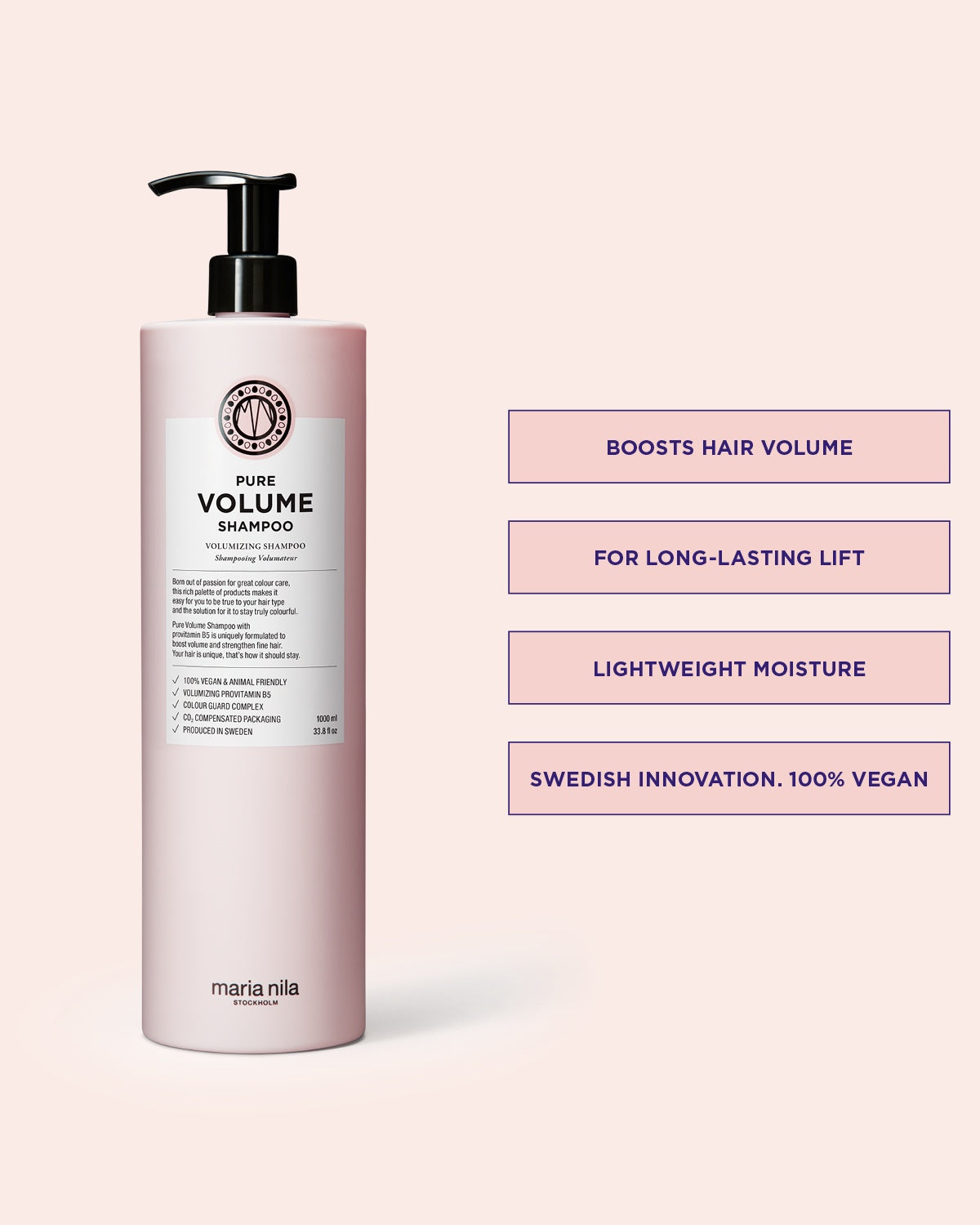 Pure Volume Shampoo for more volume in the hair