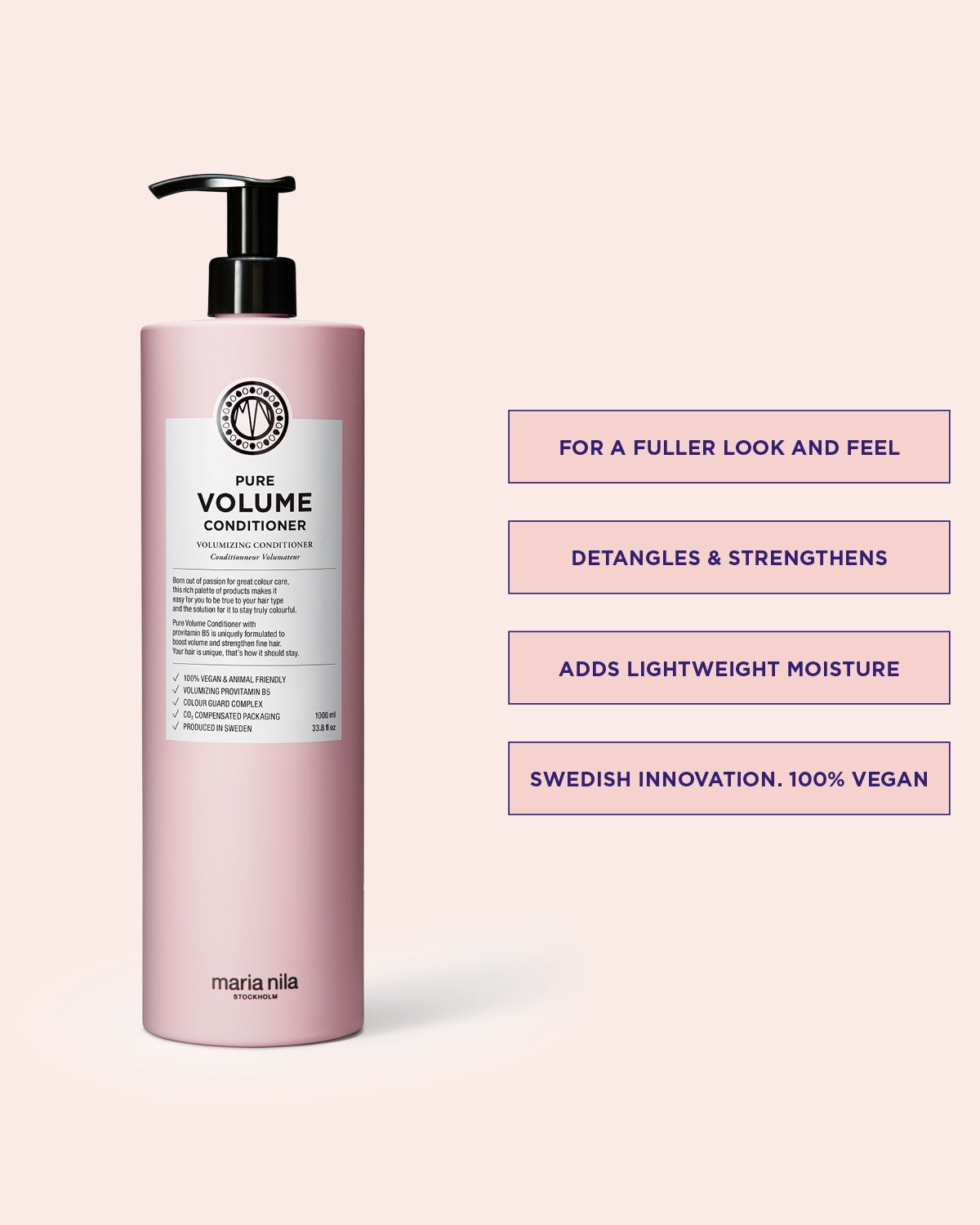 Pure Volume Conditioner for more volume in the hair